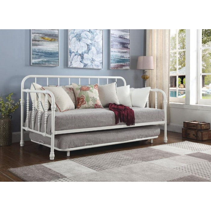 Riverwalk Metal Daybed with Trundle & Reviews Birch Lane